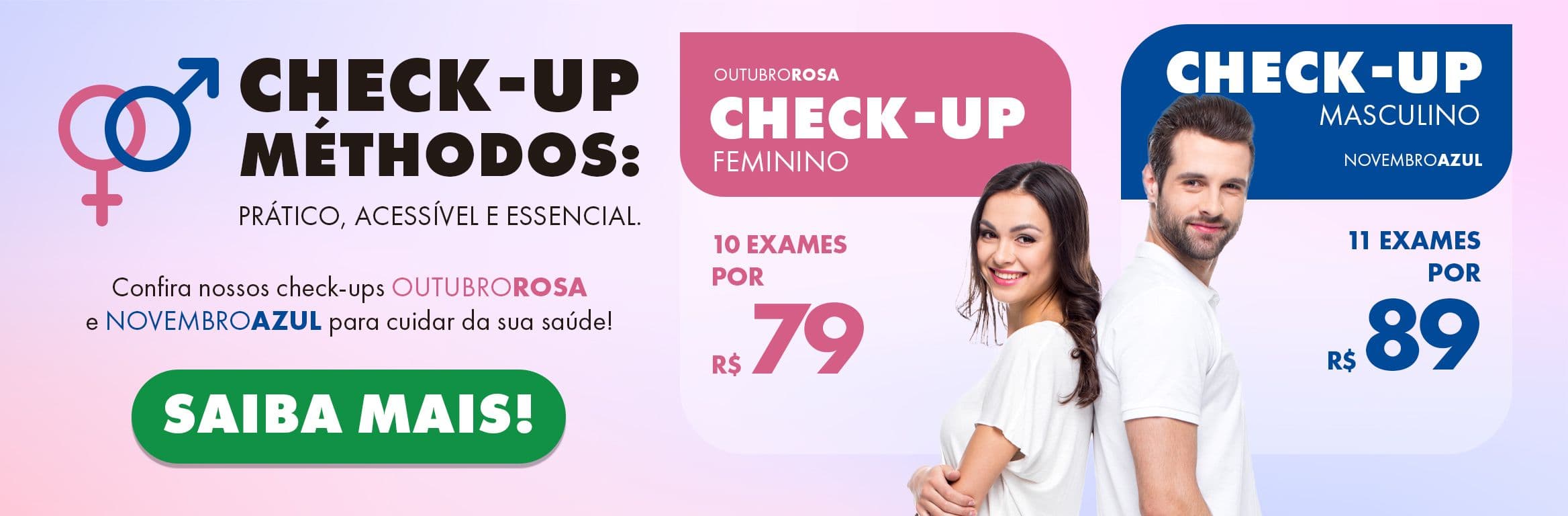 Campanha Outubro rosa e Novembro Azul